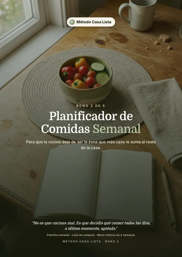 Tapa Planificador de Comidas Semanal