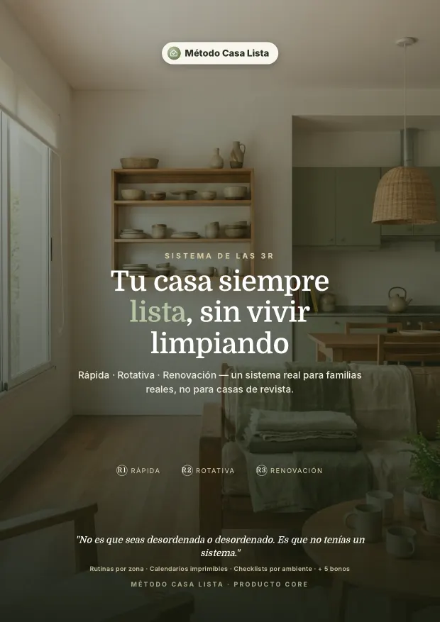 Tapa del PDF Método Casa Lista — Sistema de las 3R