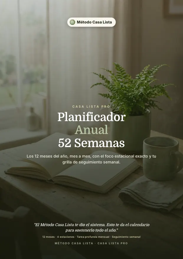 Tapa Casa Lista PRO — Planificador Anual